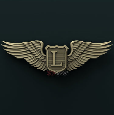 US ARMY LIAISON PILOT WINGS 3D STL 3DWave